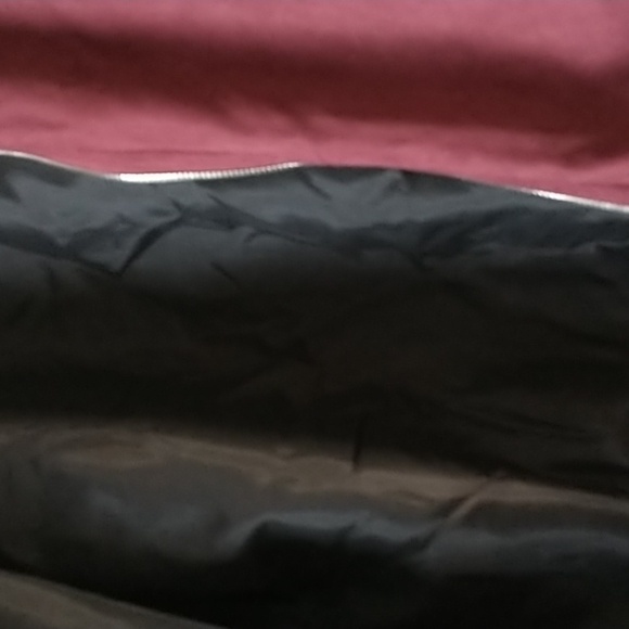 Zara Burgundy Suade-Like Bomber Jacket - Picture 8 of 8